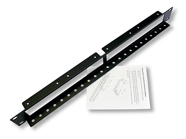 19", 1U, Rack-Mount, Black